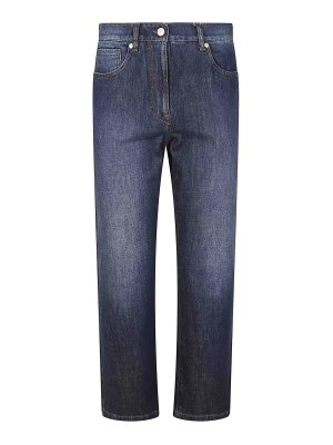 INCOTEX: straight leg jeans - Denim Maya