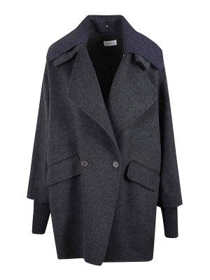 P.A.R.O.S.H.: Manteaux au genou - Manteau Au Genou - Gris