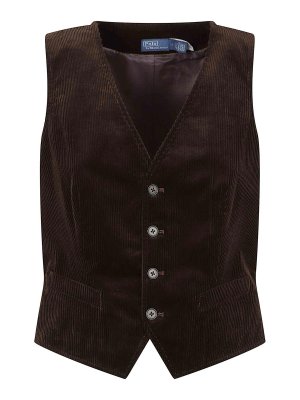 POLO RALPH LAUREN: Chalecos - Chaleco - Marrón