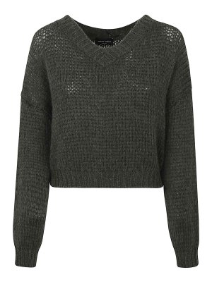 ROBERTO COLLINA: Vネック - Vネック - 緑