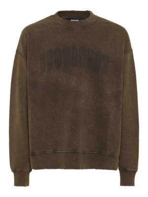 DSQUARED2: Sweatshirts und Pullover - Sweatshirt - Braun