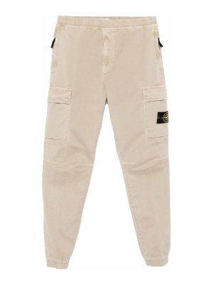 STONE ISLAND: Casual Hosen - Casual Hose - Beige