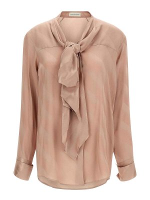DRIES VAN NOTEN: shirts - Curbi Old Rose shirt