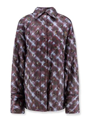 DRIES VAN NOTEN: shirts - Cartan Purple shirt