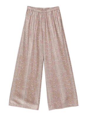 FORTE FORTE: カジュアルトラウザー - カジュアルパンツ - グレイッシュブラウン