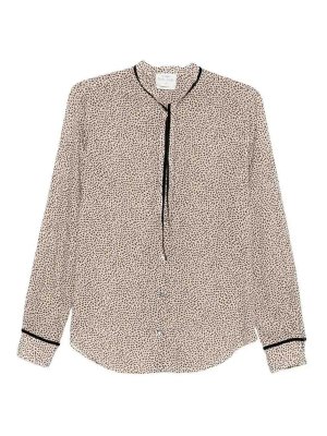FORTE FORTE: shirts - Lichen Polka Dot Shirt