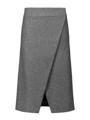 LAURENCE BRAS: Jupes midi et au genou - Jupe Midi - Gris Clair