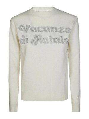 MC2 SAINT BARTH: Suéteres con cuello pico - Suéter Cuello Redondo - Blanco