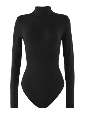 WOLFORD: Tops & Tank tops - Body Collo Alto Black