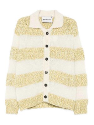 AMARANTO: cardigans - Polo-Style Cardigan