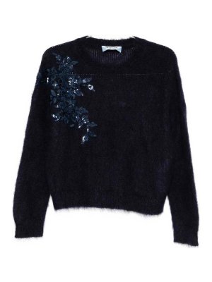 BLUGIRL: crew necks - Blue Crew Neck Sweater