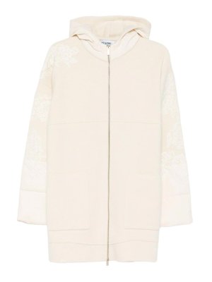 BLUGIRL: Abrigos semilargos - Abrigo Midi - Crema