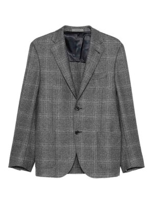 CORNELIANI: blazers - Gray Blazer In Virgin Wool