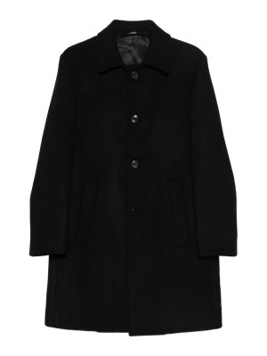 DANIELE ALESSANDRINI: Manteaux au genou - Manteau Au Genou - Noir