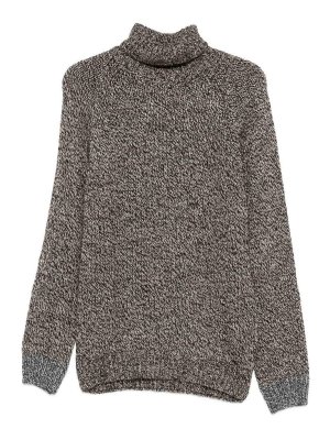 DANIELE ALESSANDRINI: Col roulé & Col polo - Pull Col Roulé - Marron