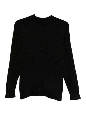 DANIELE ALESSANDRINI: Pull col rond - Pull Col Rond - Noir