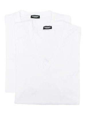 DSQUARED2: T-shirts - T-Shirt - Blanc