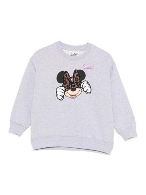 MC2 SAINT BARTH: Strickpullover mit Rundhalsausschnitt - Rundhalspullover - Grau