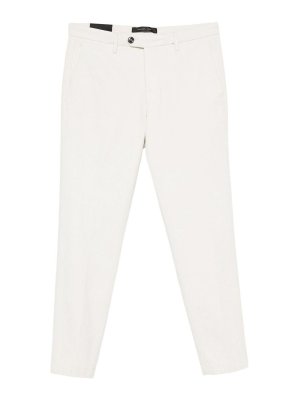MICHAEL COAL: Casual Hosen - Casual Hose - Creme