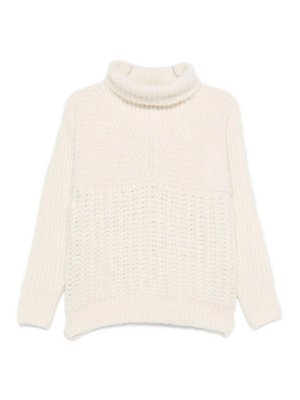MONCLER: Pull col rond - Pull Col Rond - Beige