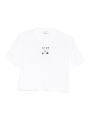 OFF-WHITE: Camisetas - Camiseta - Blanco