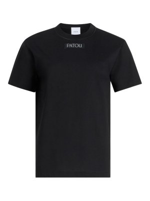PATOU: Camisetas - Camiseta - Negro