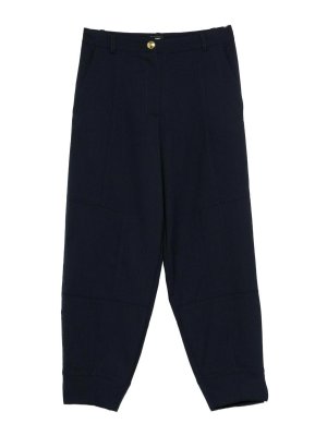 Pinko: Pantalons casual - Pantalons Décontractés - Bleu