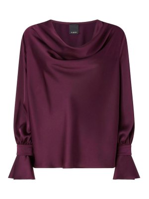 Pinko: Blusen - Bluse - Dunkelrot