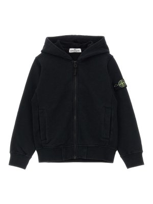 STONE ISLAND: Sudaderas y suéteres - Sudadera - Negro