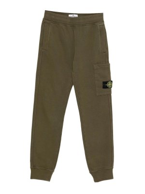 STONE ISLAND: Pantalones deportivos - Pantalones Deportivos - Verde
