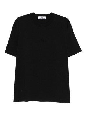 STONE ISLAND: Camisetas - Camiseta - Negro