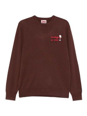 MC2 SAINT BARTH: crew necks - Brown Sweater Heron Light Embry