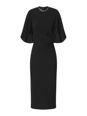 Pinko: Knielange Kleider - Knielanges Kleid - Schwarz