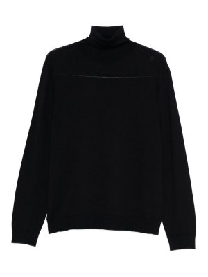 DANIELE FIESOLI: Rollkragenpullover  und Polo-Ausschnitt - Rollkragenpullover - Blau