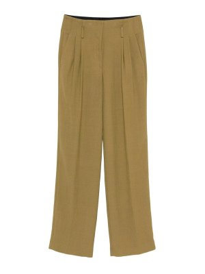 FORTE FORTE: カジュアルトラウザー - カジュアルパンツ - 緑