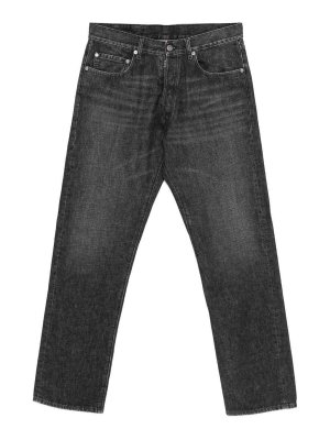 Maison Margiela: straight leg jeans - Gray Jeans