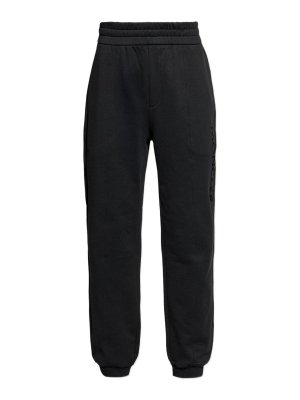 MONCLER: Pantalones deportivos - Pantalones Deportivos - Negro