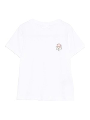 MONCLER: T-shirts - T-Shirt - Blanc