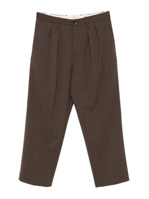 NINE IN THE MORNING: Pantalones casual - Pantalón Casual - Marrón