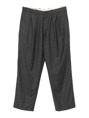 NINE IN THE MORNING: Pantalones casual - Pantalón Casual - Gris
