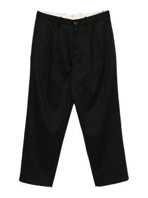 NINE IN THE MORNING: Pantalones casual - Pantalón Casual - Negro