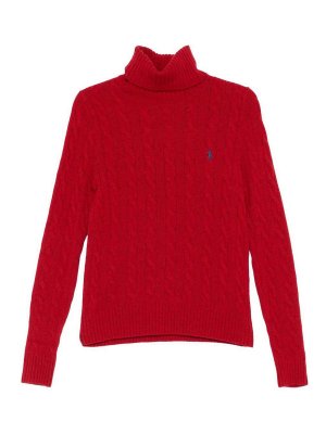 POLO RALPH LAUREN: Suéteres con cuello pico - Suéter Cuello Redondo - Rojo