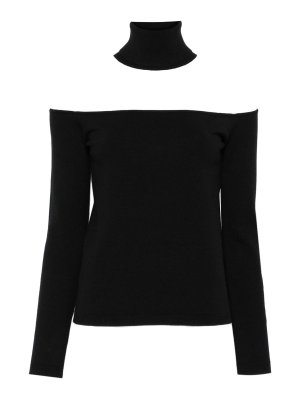 Semicouture: crew necks - Cut-Out Sweater