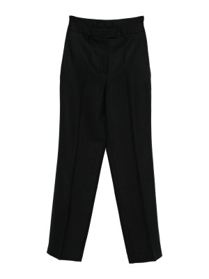 Semicouture: pantaloni casual - Pantaloni neri in lana