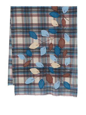 SGOMBERO CANTINE: scarves - Tartan Check Orione Scarf