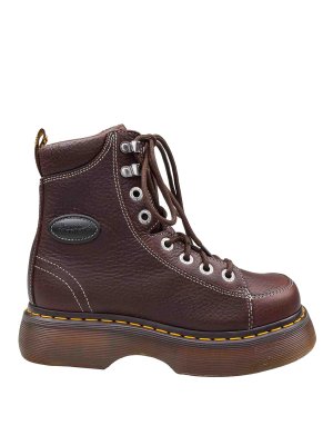 DR. MARTENS: Bottines - Bottines - Marron Foncé