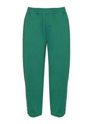 BARROW: casual trousers - Cotton Trousers With Print