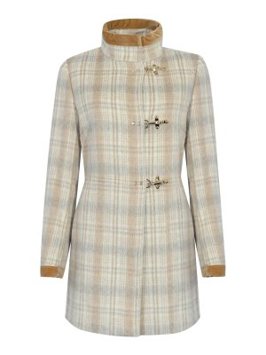 FAY: Turtlenecks & Polo necks - Virginia Coat In Mlange Wool Cloth