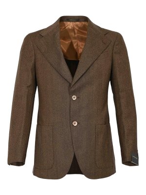 GABRIELE PASINI: Vestes de costume - Blazer - Marron