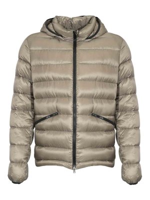 HERNO: padded jackets - Quilted Nylon Down Jacket